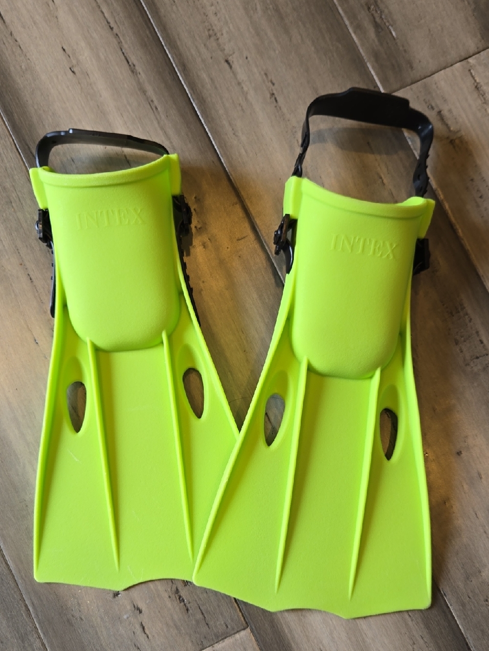 Intex Kids Swim Fins - Neon Lime